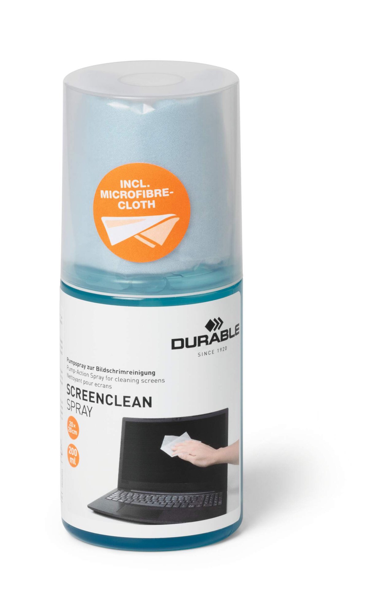 582300_1 Durable SCREENCLEAN Spray and Cloth - Image 1