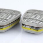 3M Abe1 Filter Organic / Inorganic Vapours And Acid Gases White 6057 (Pack of 8)