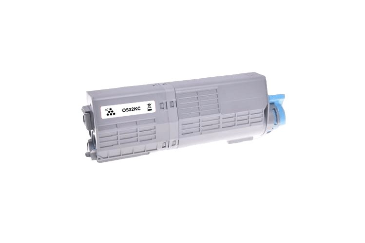 65110532 Comp OKI C532 Black Toner 46490404 - Image 1