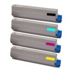 Reman OKI C801 Yellow Toner 44643001