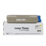 Reman OKI C5800 Std Yellow Toner 43324421