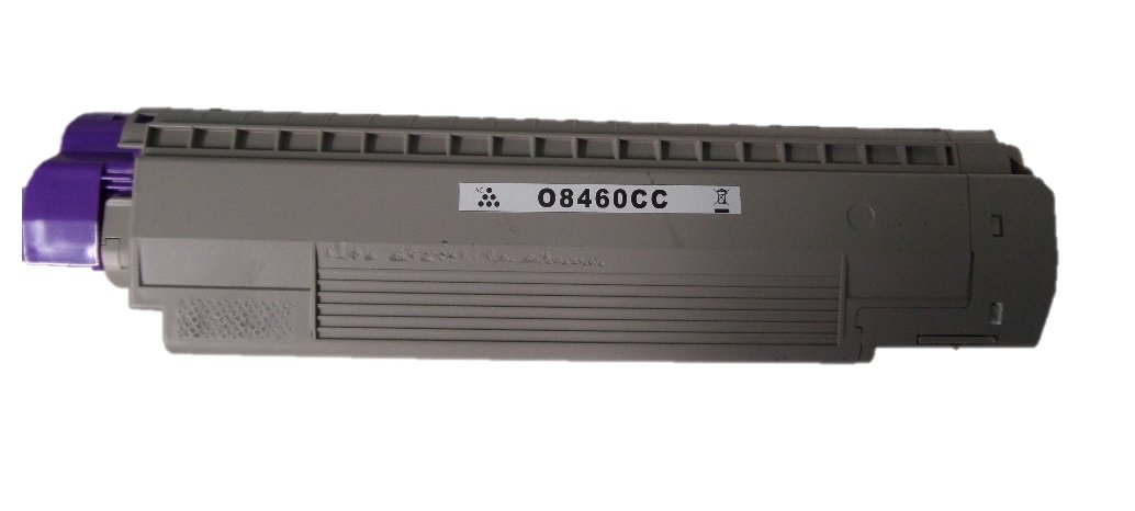 65118462 Reman OKI ES8460 Cyan Toner 44059231 - Image 1