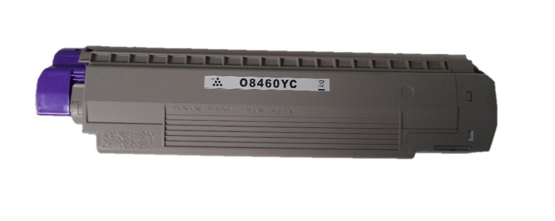 65118464 Reman OKI ES8460 Yellow Toner 44059229 - Image 1