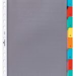 Durable 8 Part Numbered Index Divider
