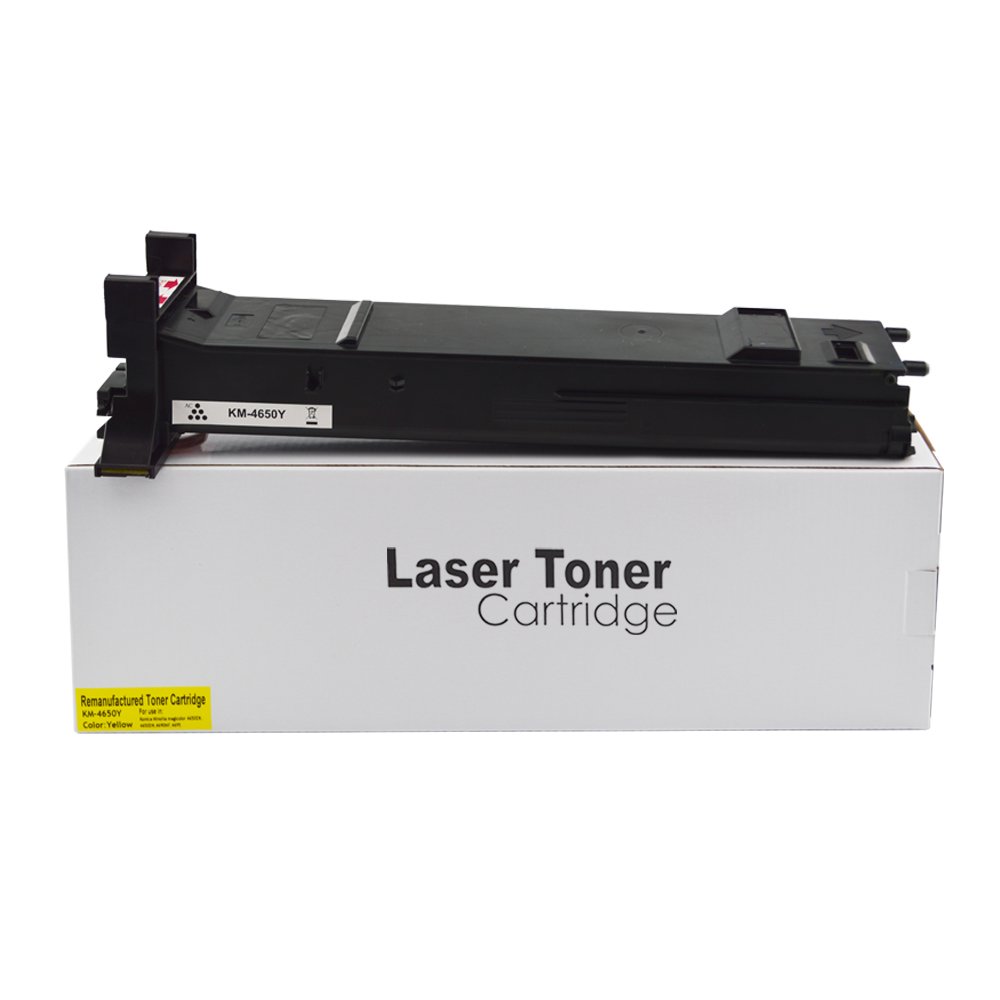 74114654 Comp Konica Minolta Magicolor 4650 Yellow Toner A0DK252 - Image 1