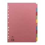 Concord Pastel Dividers A4 10 Part