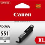 OEM Canon CLI-551GYXL Grey High Capacity  Ink Cartridge 6447B001