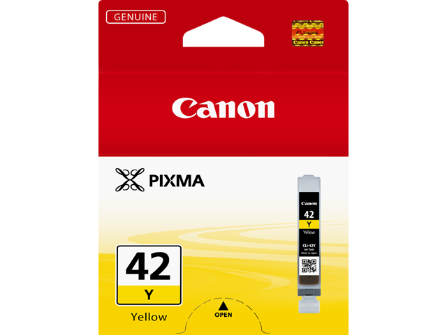 fus_388648 OEM Canon 6387B001 (CLI-42Y) Ink Cartridge Yellow 284 Photos 13ml - Image 1