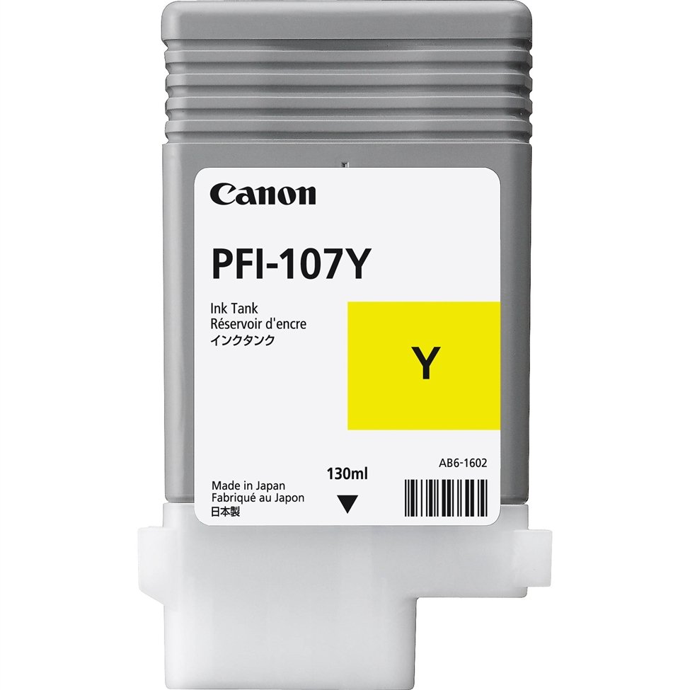 fus_444059 OEM Canon 6708B001 PFI-107Y ink cart YELLOW - Image 1