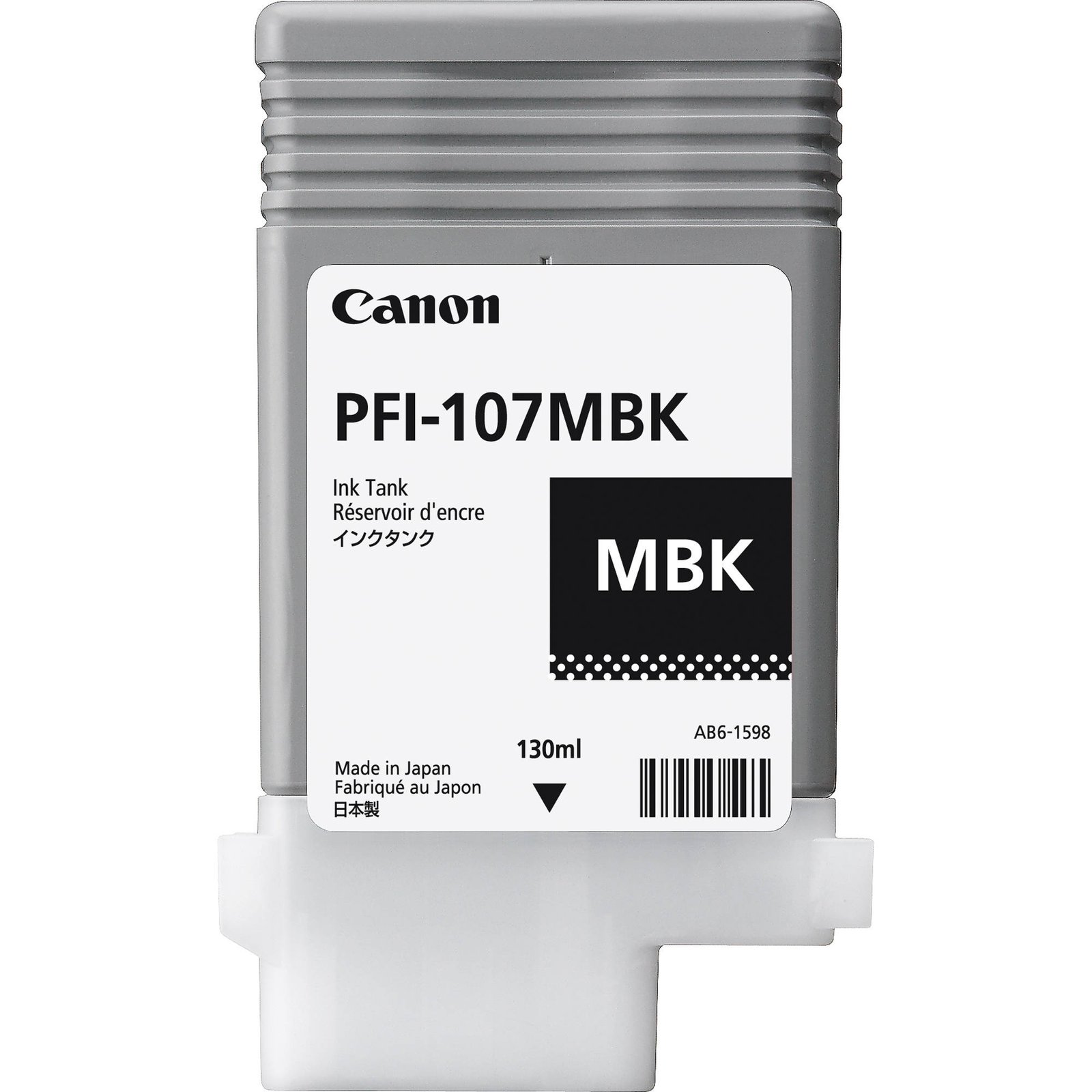 fus_444060 OEM Canon 6704B001 PFI-107MBK ink cart MATT BLACK - Image 1