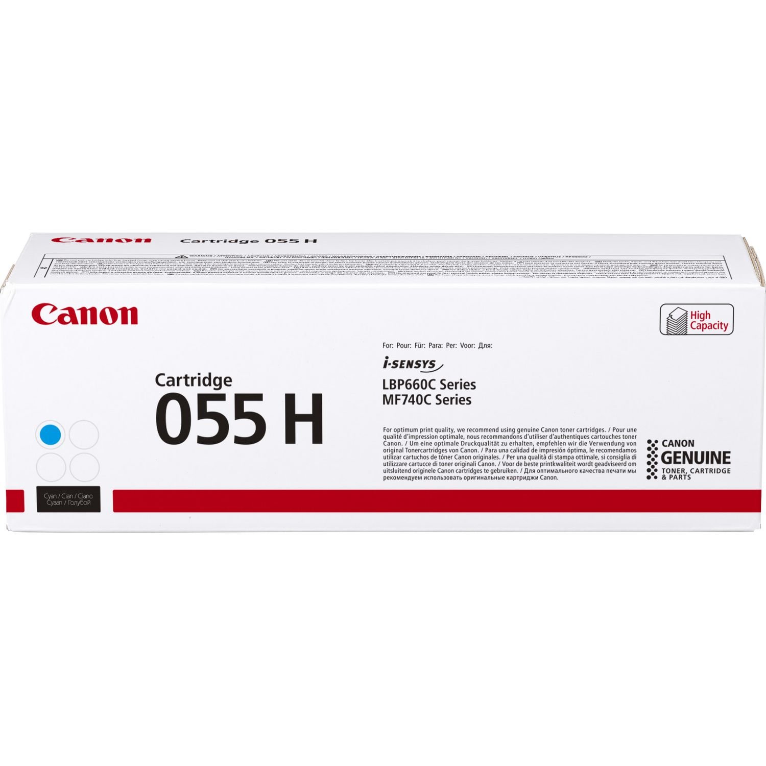 fus_545689 OEM Canon 055HC Cyan High Cap 5900 Pages Original Toner 3019C002 - Image 1