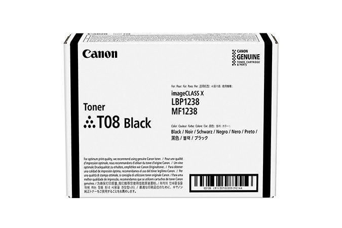 fus_756160 OEM Canon 3010C006AA Toner T08 Black - Image 1
