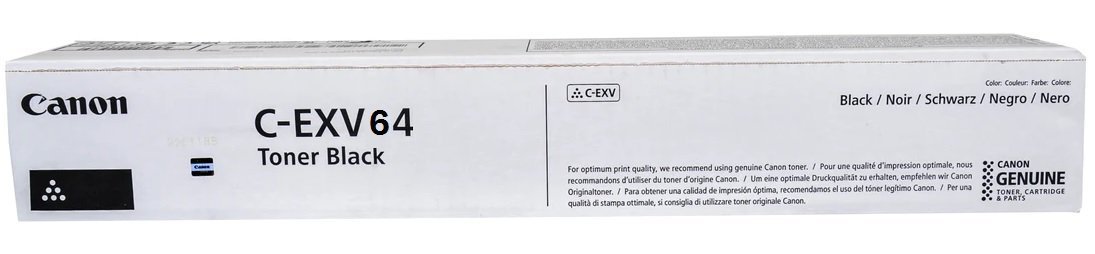 fus_814742 OEM Canon 5753C002 C-EXV64 Toner Cartridge Black 60k - Image 1