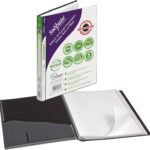 Snopake GRS ReBorn Presentation Display Book 40 Pocket / 80 sides to view A4 Black- 1 Book