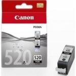 OEM Canon 2932B001 CLI-520BK Ink Cartridge Black 350 Pages 19ml