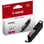 OEM Canon 6510B001 (CLI-551M) Ink Cartridge Magenta 298 Pages 7ml
