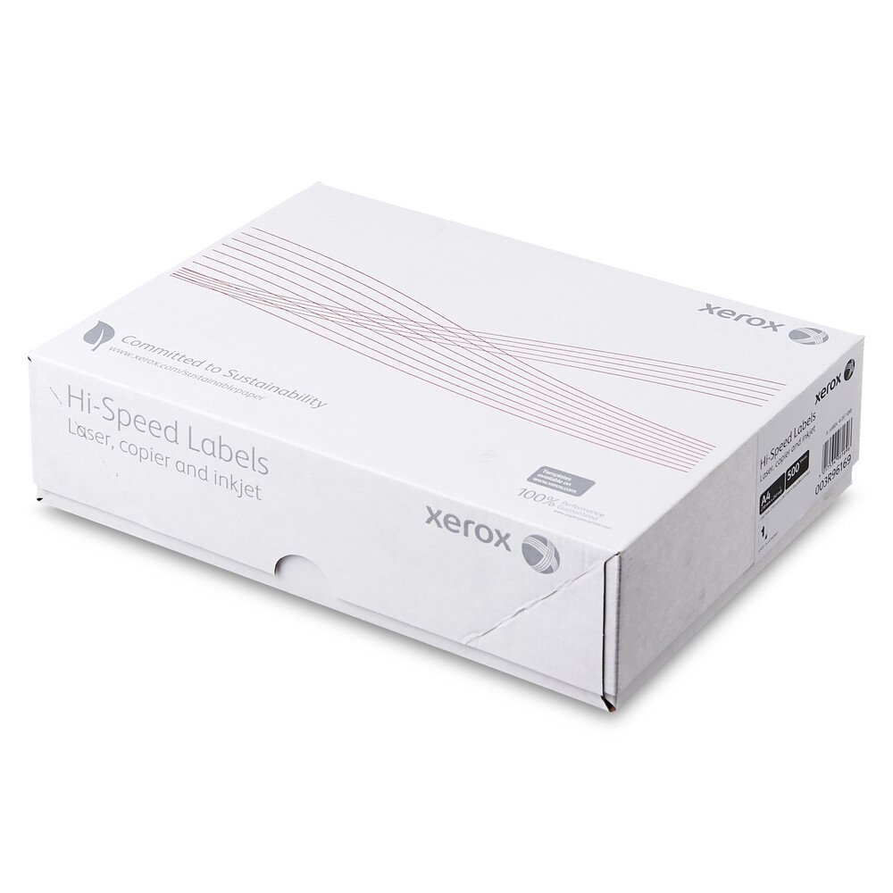 lofu_mi2_499895_7518_xerox_multi_use_high_speed_labels_00_09112023 Xerox Monolaser Hs Labels 16Up PEFC1 A4 103X36mm White Uncoated Permanent Packed 500 003R96281 - Image 1